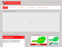 Tablet Screenshot of ff-sparberegg.at